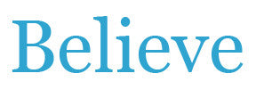 I do believe...