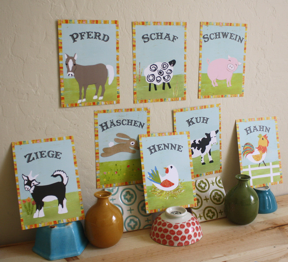 Eco friendly wall cards- So many ways to display!