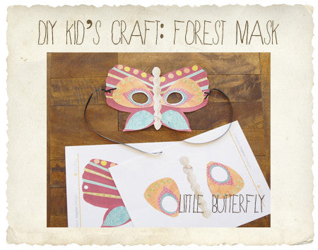 DIY craft fun: butterfly mask!