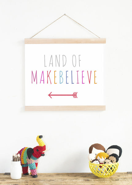 Land of Makebelieve Art for Home Print