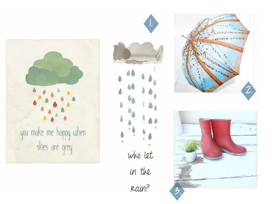 April showers + etsy love