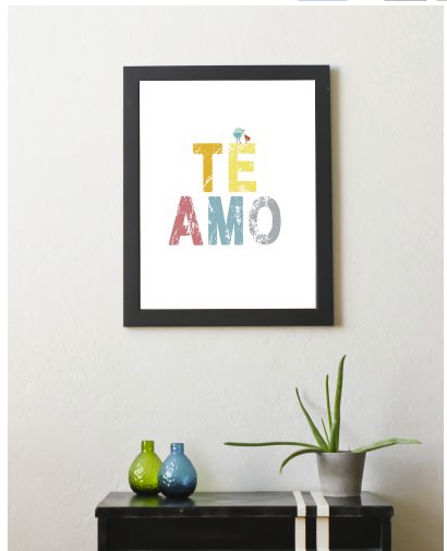 Dad inspired {Te Amo Print}