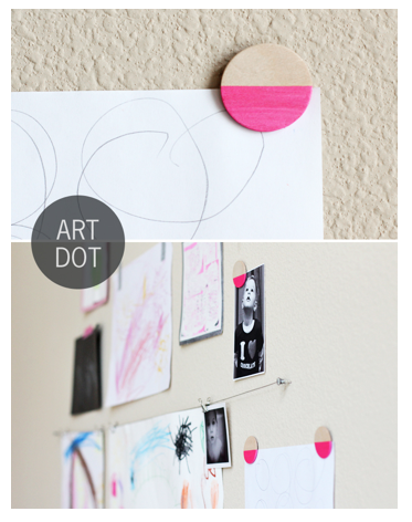 DIY Fridays: Art Display Dots