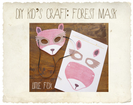 DIY craft fun: fox mask!