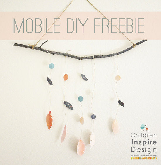 DIY Freebie- Boho Mobile