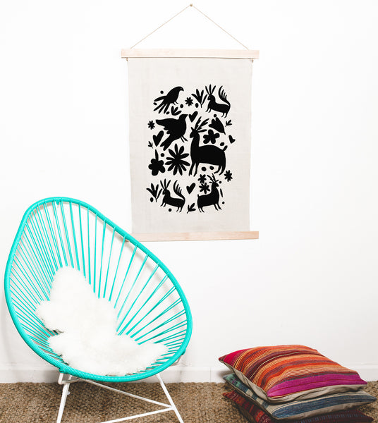 Black Otomi 18x24