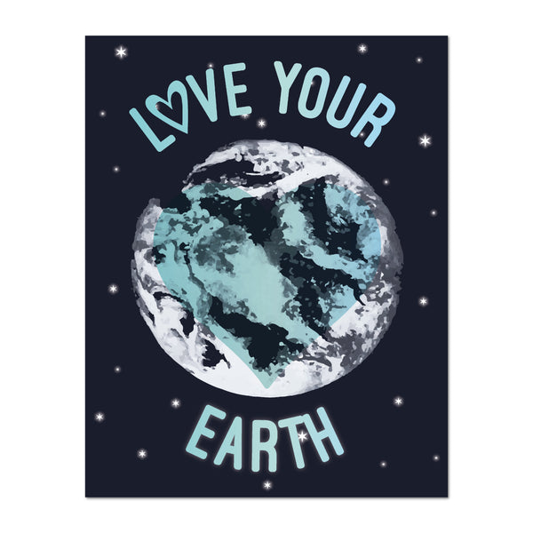 Love Your Earth, Canvas or Print