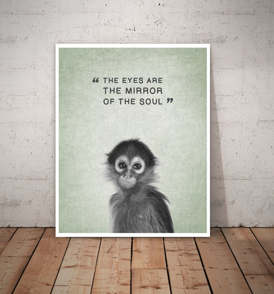 Print or Canvas, I Loved You From the Very First Time + Monkey