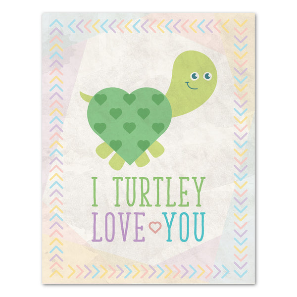 Print or Canvas, I turtley love you