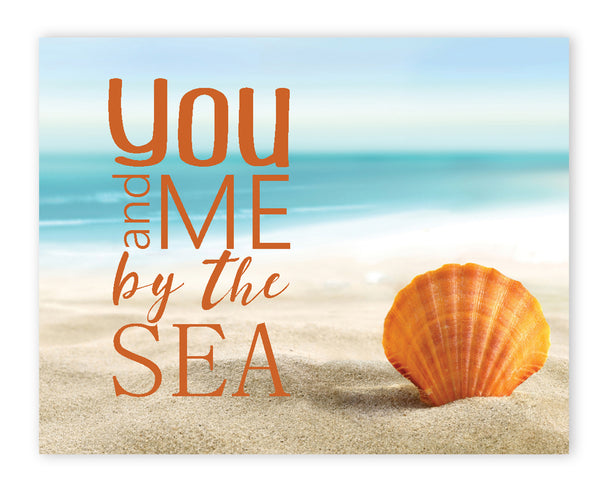 Canvas or Print, You And Me By The Sea