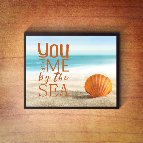 Canvas or Print, You And Me By The Sea