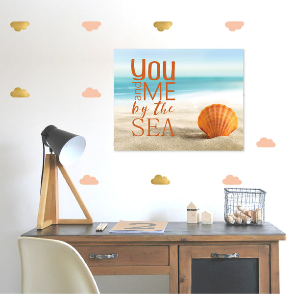Canvas or Print, You And Me By The Sea