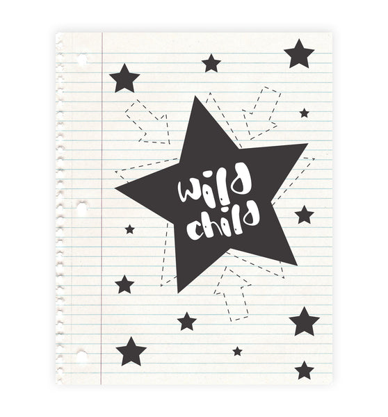 Print or Canvas, Wild Child Notepad