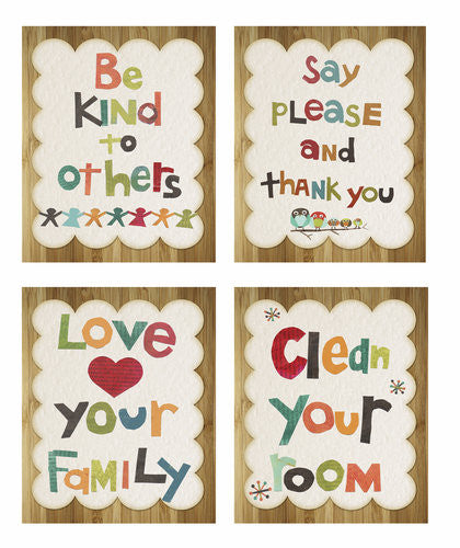 Good Manners Wall Art Collection