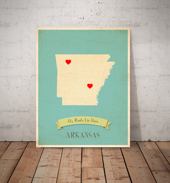 My Roots Personalized State Maps Prints, Educational, Playroom Decor