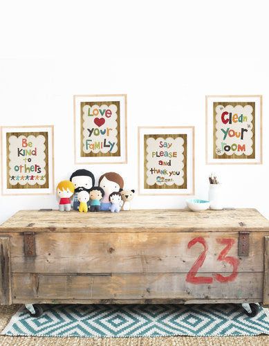 Good Manners Set Good Manners Collection - Set of Four 8 x 10 Prints – Children Inspire ...