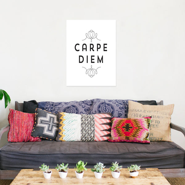 Carpe Diem 11x14, Canvas or Print, Inspirational Wall Decor