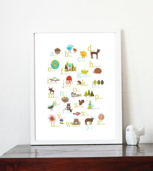 Canvas or Print, Our Earth Collection Children's Wall Art Set of 3