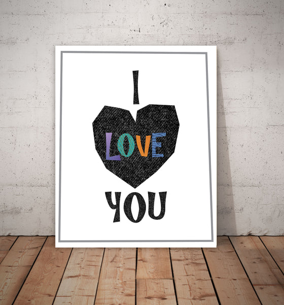 Print or Canvas, I Love You