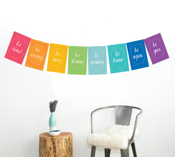 Peace Flags Mini Collection - Set of Eight 5 x 7 Wall Cards