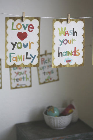 Good Manners Wall Cards