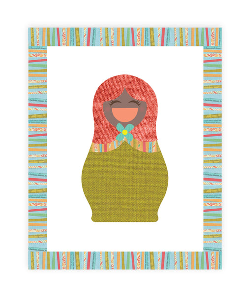 Print or Canvas, Multicultural Doll