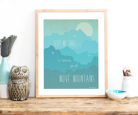 Move Mountains Wall Art DIY Print