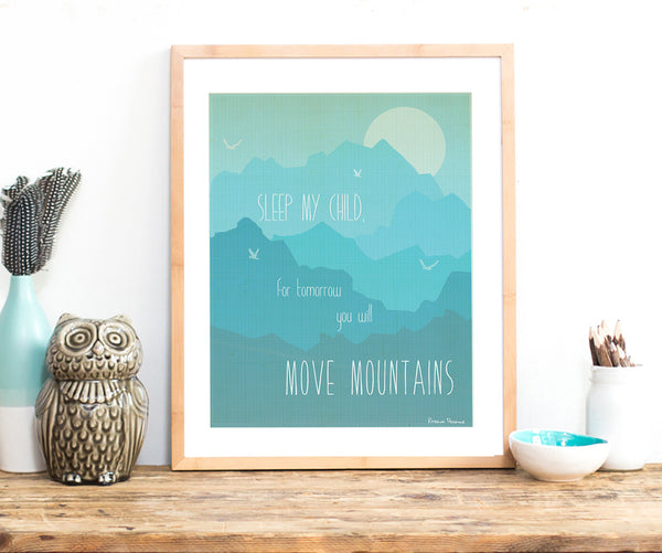 Move Mountains Wall Art DIY Print