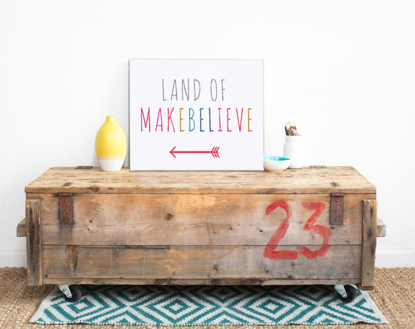 Land of Makebelieve Wall Art Print