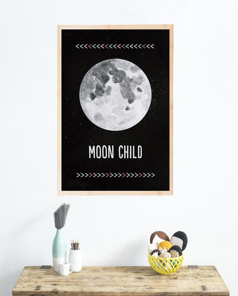 Moon Child Wall Art Print