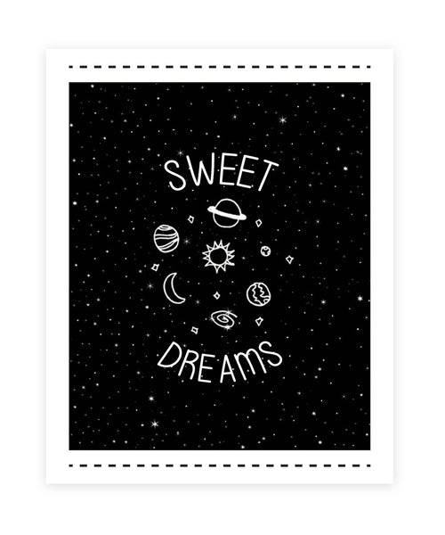 Print or Canvas, Sweet Dreams With Planets
