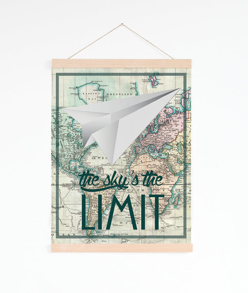 Print or Canvas, The Sky Is The Limit Print