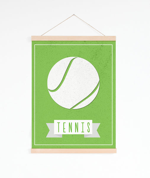 Canvas or Print, Sport Balls: Tennis, Pick Your Own Color!