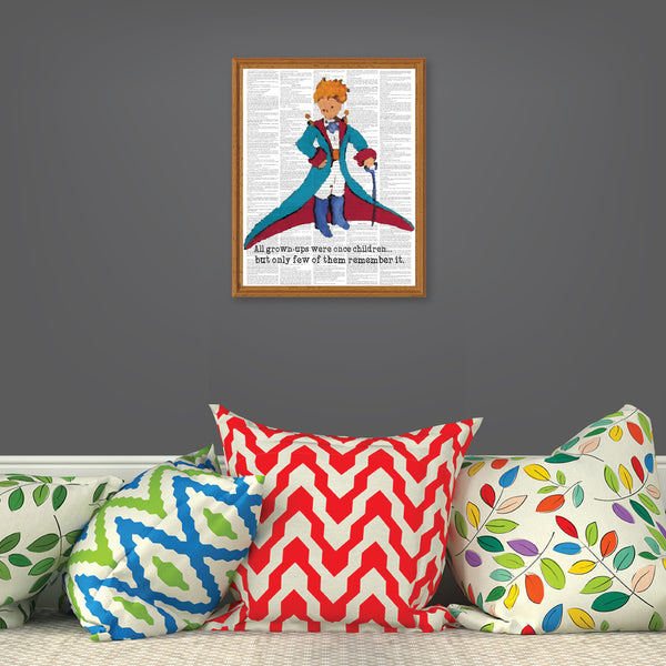 Print or Canvas, Little Prince Upcycled Like Art - Prince